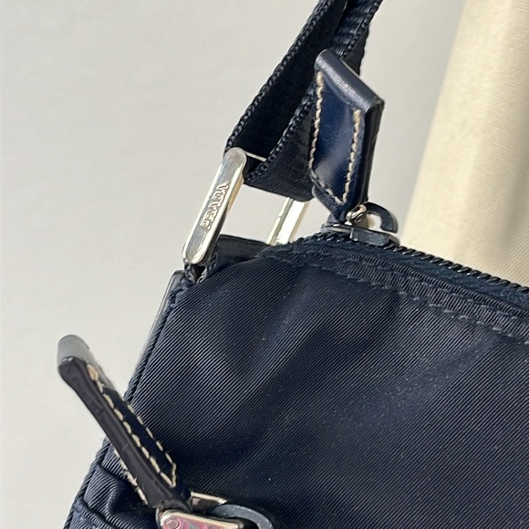 Prada Nylon Black Crossbody Bag Unisex Made in Italy Rounded Base - Picture 3 of 11